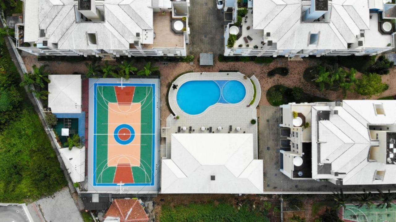 Villa Giardino - Condominio De Frente Para O Mar - Piscina, Quadra Esportiva, Churrasqueira - 5 Pessoas Florianópolis Exterior foto